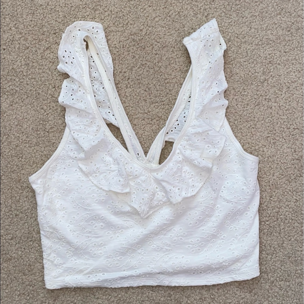 Hollister Ruffle Crop Top